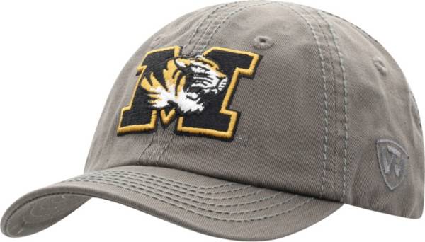 Top of the World Infant Missouri Tigers Grey Crew Washed Cotton Adjustable Hat