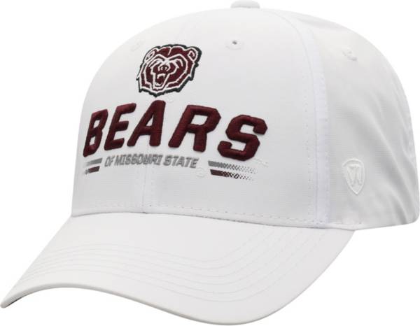 Top of the World Men's Missouri State Bears Centralize Aura Adjustable White Hat