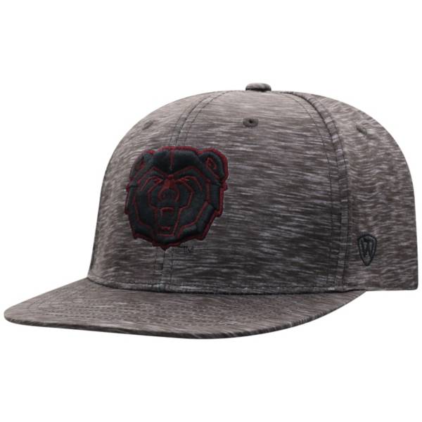 Top of the World Men's Missouri State Bears Gritty 1Fit Flex Black Hat