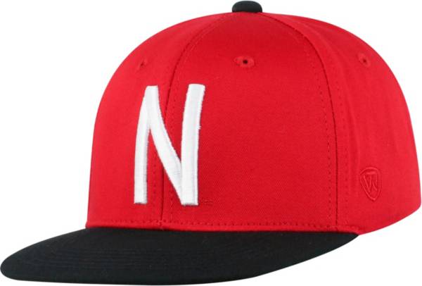 Top of the World Youth Nebraska Cornhuskers Scarlet Maverick Adjustable Hat