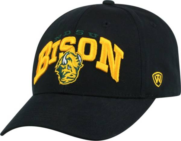 Top of the World Men's North Dakota State Bison Black Whiz Adjustable Hat