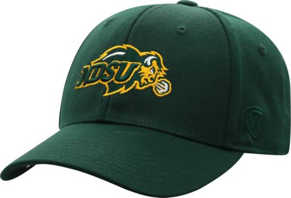 Top of the World Men's North Dakota State Bison Green Premium 1Fit Flex Hat