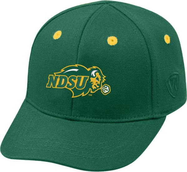 Top of the World Infant North Dakota State Bison Green The Cub Fitted Hat