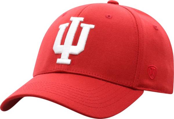 Top of the World Men's Indiana Hoosiers Crimson Premium 1Fit Flex Hat