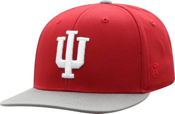 Top of the World Youth Indiana Hoosiers Crimson Maverick Adjustable Hat