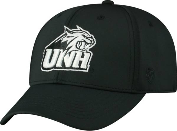 Top of the World Men's New Hampshire Wildcats Tension 1Fit Flex Black Hat