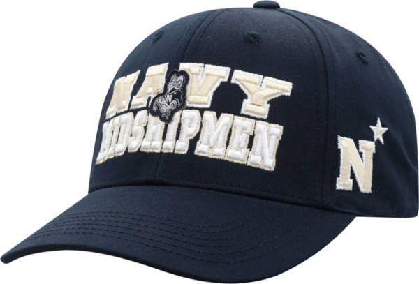 Top of the World Men's Navy Midshipmen Navy Teamwork Adjustable Hat