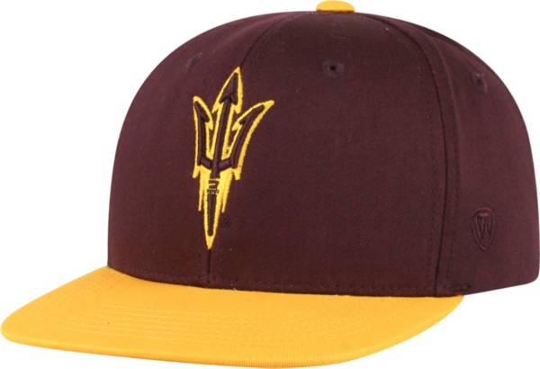 Top of the World Youth Arizona State Sun Devils Maroon Maverick Adjustable Hat