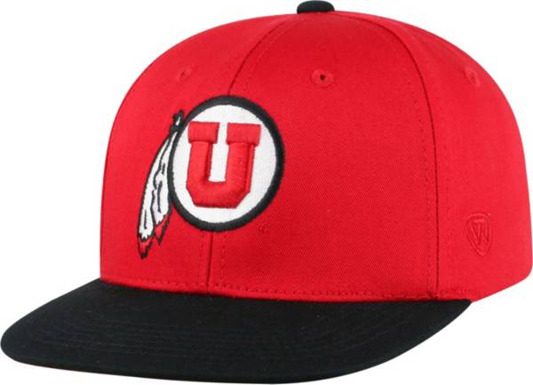 Top of the World Youth Utah Utes Crimson Maverick Adjustable Hat