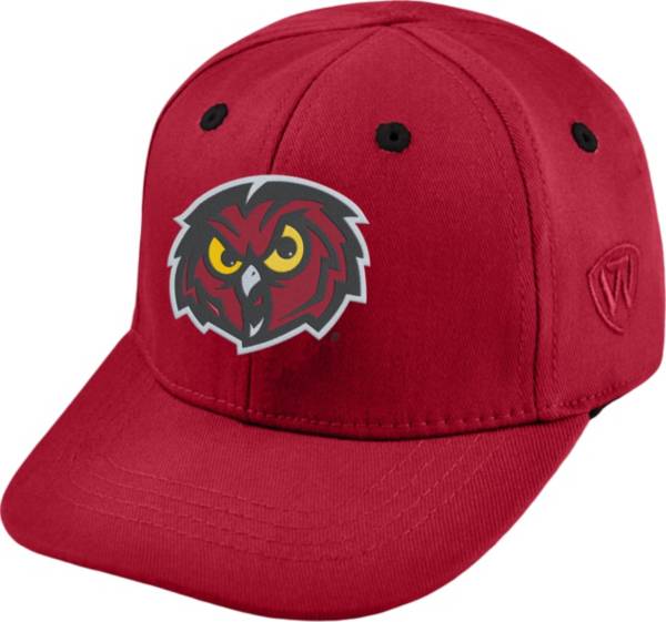 Top of the World Infant Temple Owls Cherry The Cub Fitted Hat