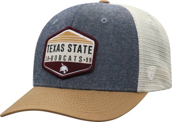 Top of the World Men's Texas State Bobcats Grey Wild Adjustable Hat