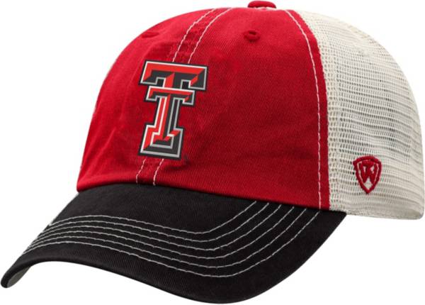 Top of the World Men's Texas Tech Red Raiders Red/White Off Road Adjustable Hat