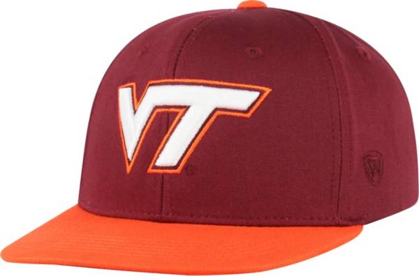 Top of the World Youth Virginia Tech Hokies Maroon Maverick Adjustable Hat