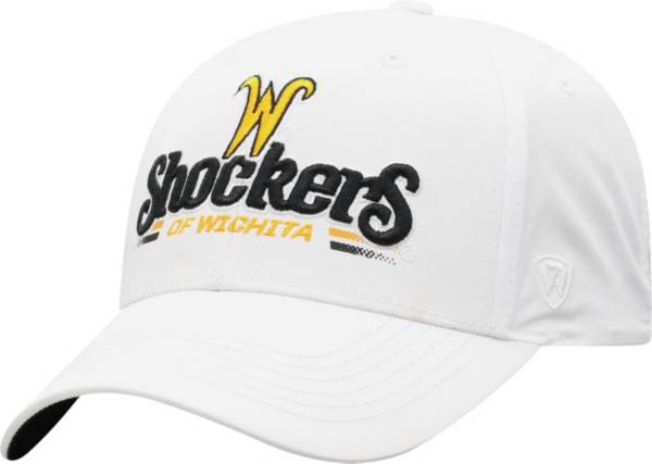 Top of the World Men's Wichita State Shockers Centralize Aura Adjustable White Hat