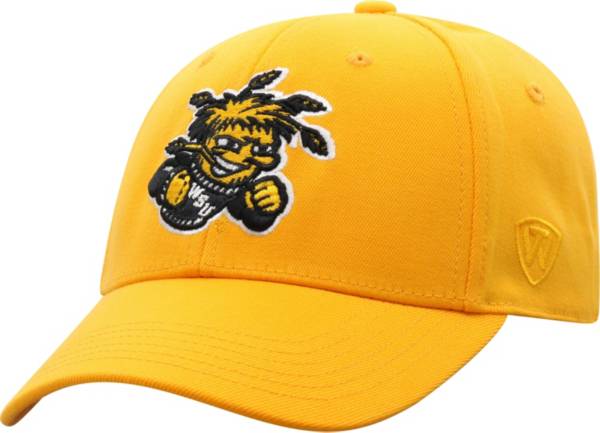 Top of the World Men's Wichita State Shockers Yellow Premium 1Fit Flex Hat