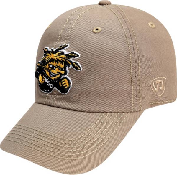 Top of the World Men's Wichita State Shockers Crew Washed Cotton Adjustable White Hat