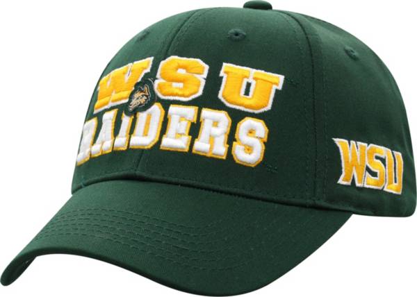 Top of the World Men's Wright State Raiders Green Teamwork Adjustable Hat