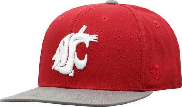 Top of the World Youth Washington State Cougars Crimson Maverick Adjustable Hat