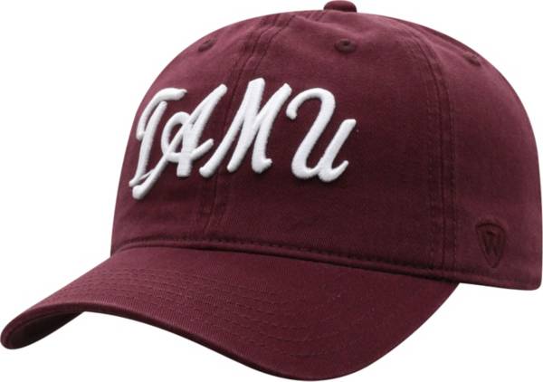 Top of the World Women's Texas A&M Aggies Maroon Zoey Adjustable Hat