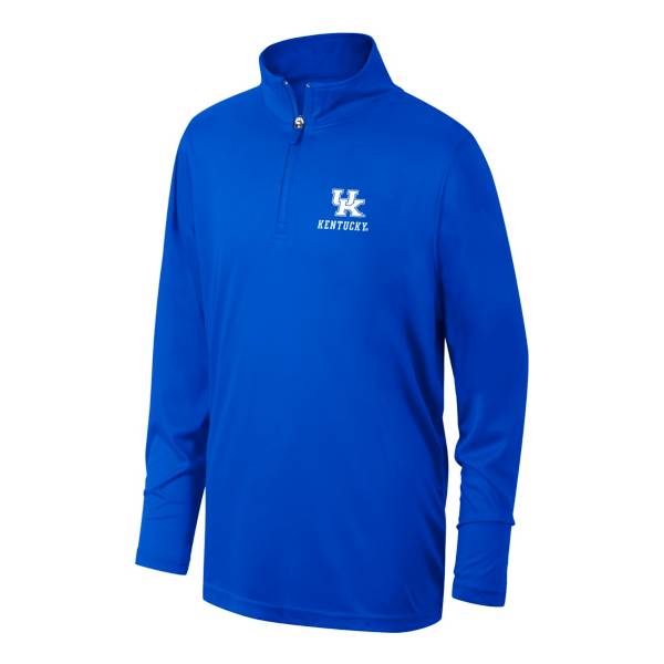 Top of the World Youth Kentucky Wildcats Turbine Blue Quarter-Zip Shirt