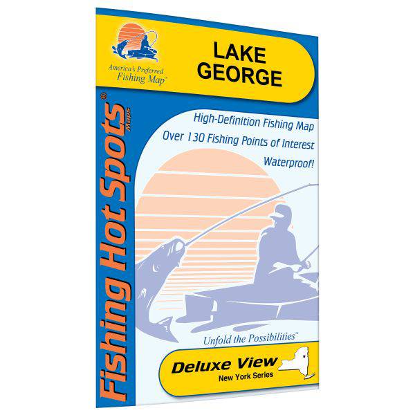 Fishing Hot Spots Lake George Fishing Map