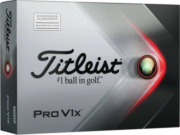 Titleist 2021 Pro V1x Enhanced Alignment Golf Balls