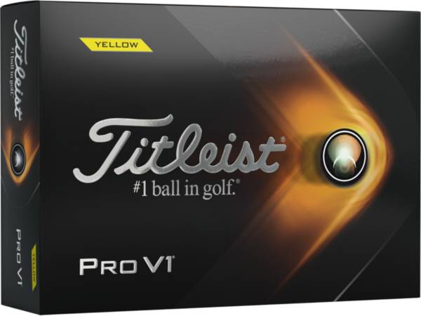 Titleist 2021 Pro V1 Yellow Golf Balls