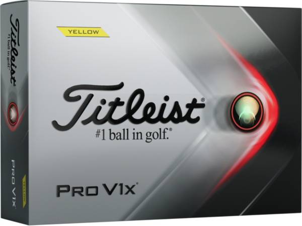 Titleist 2021 Pro V1x Yellow Golf Balls