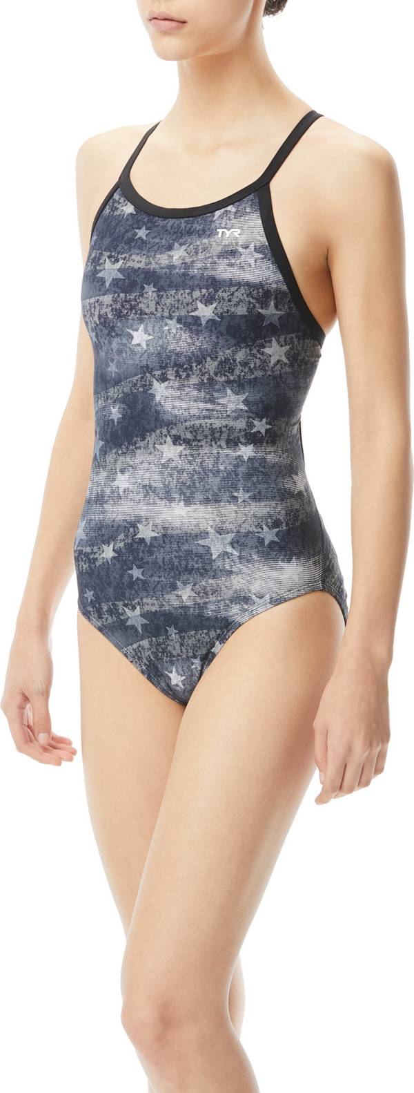 TYR Women's All American Diamond Fit One Piece Swimsuit