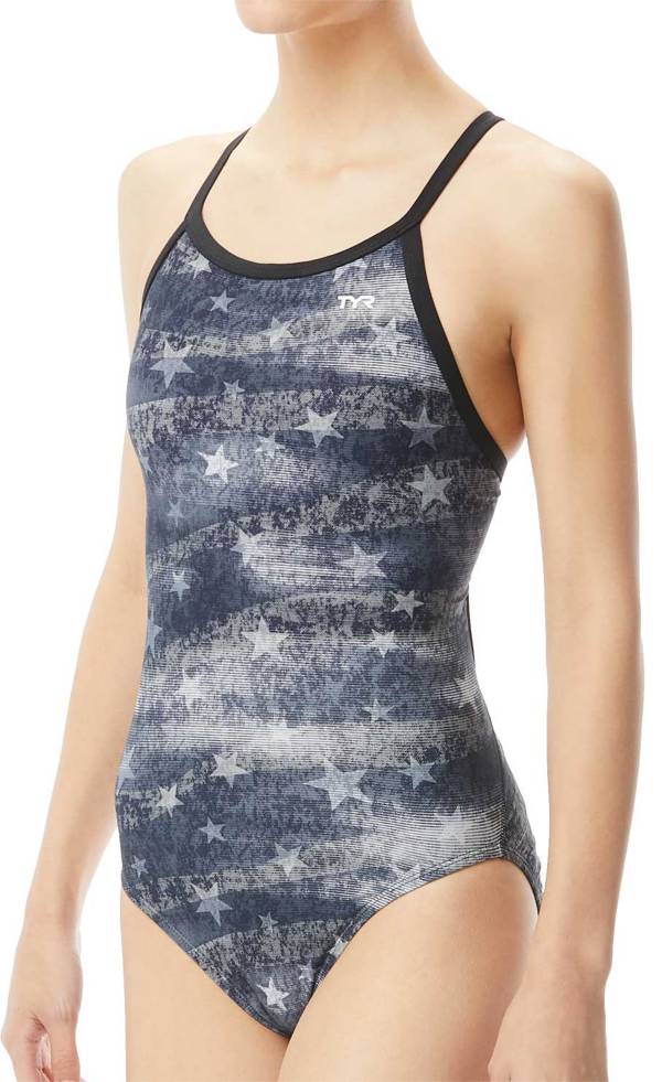 TYR Women's American Dream Dimondfit One Piece Swimsuit