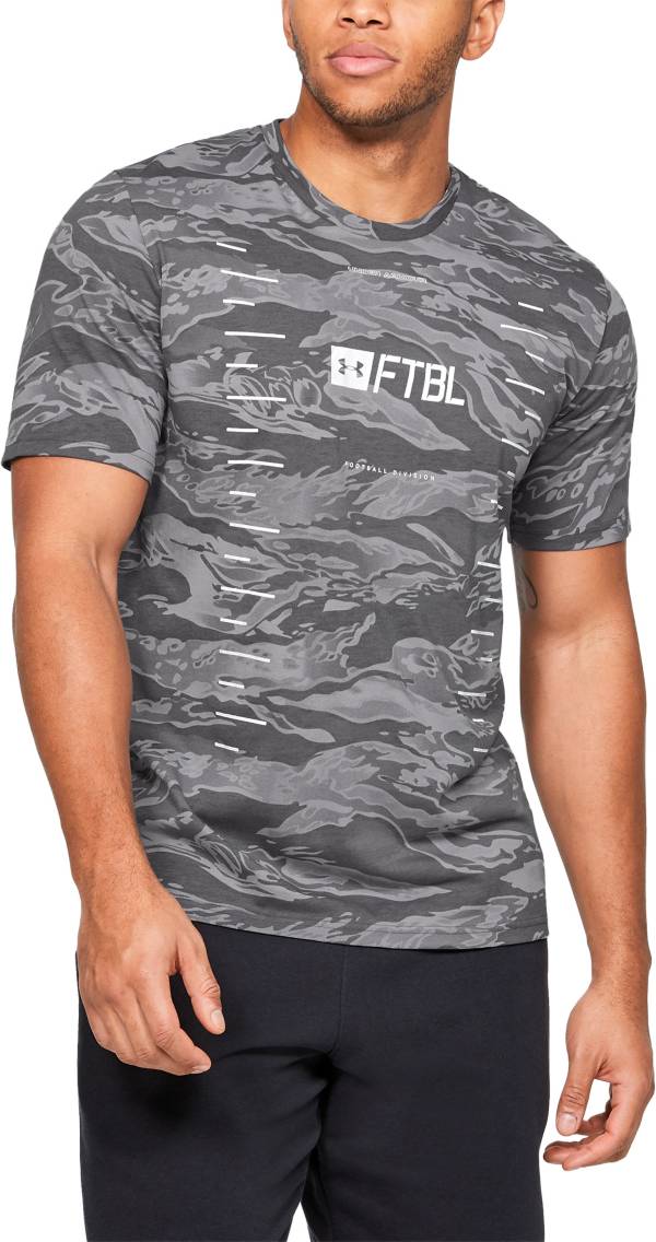 Under Armour Men's Camo Yards Football T-Shirt