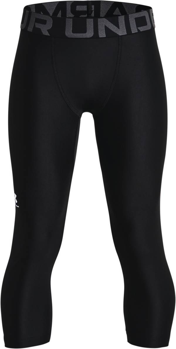 Under Armour Boys' HeatGear Armour ¾ Leggings