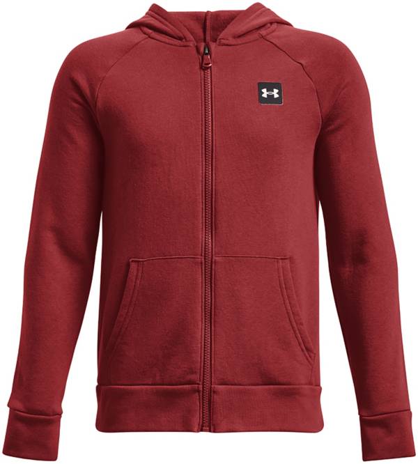 Under Armour Boys' Rival Fleece Full Zip Hoodie