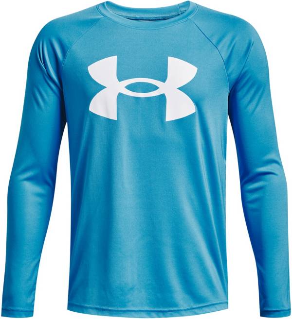 Under Armour Boys' UA Tech Big Logo Long Sleeve Shirt