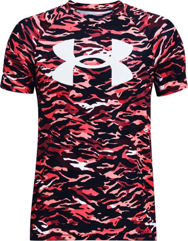 Under Armour Boys' Tech Logo Print Short Sleeve T-Shirt