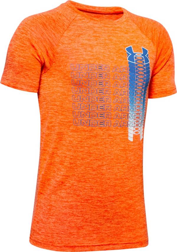 Under Armour Boys Tech Gradient Wordmark T-Shirt