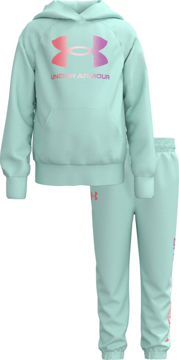 Under Armour Little Girls' Big Logo Fleece Set