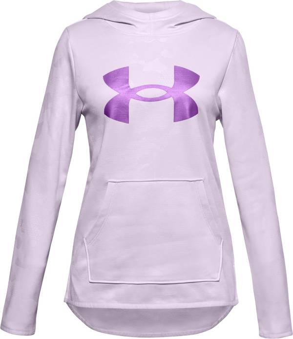 Under Armour Girls' Armour Fleece Logo Textured Hoodie