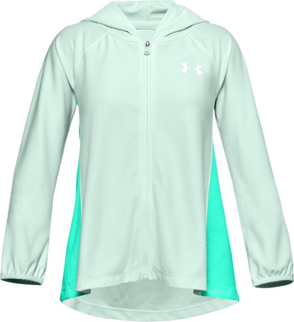 Under Armour Girls' Play Up Knit Full Zip Hoodie