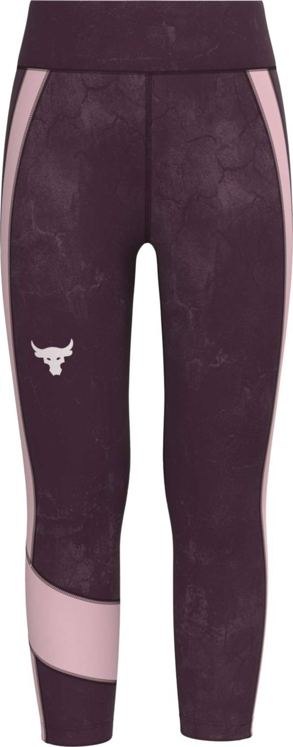 Under Armour Girls' Project Rock Ankle Crop Leggings