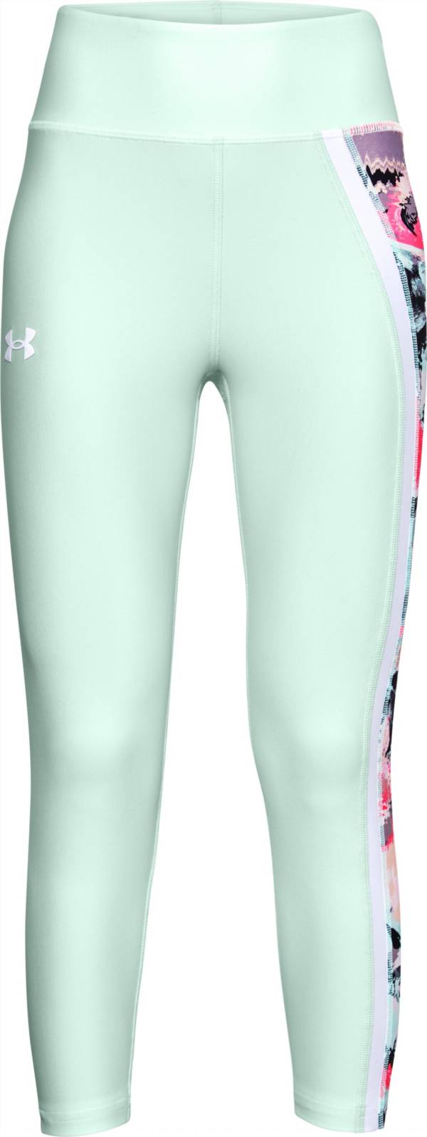 Under Armour Girls' Armour HeatGear Crop Leggings