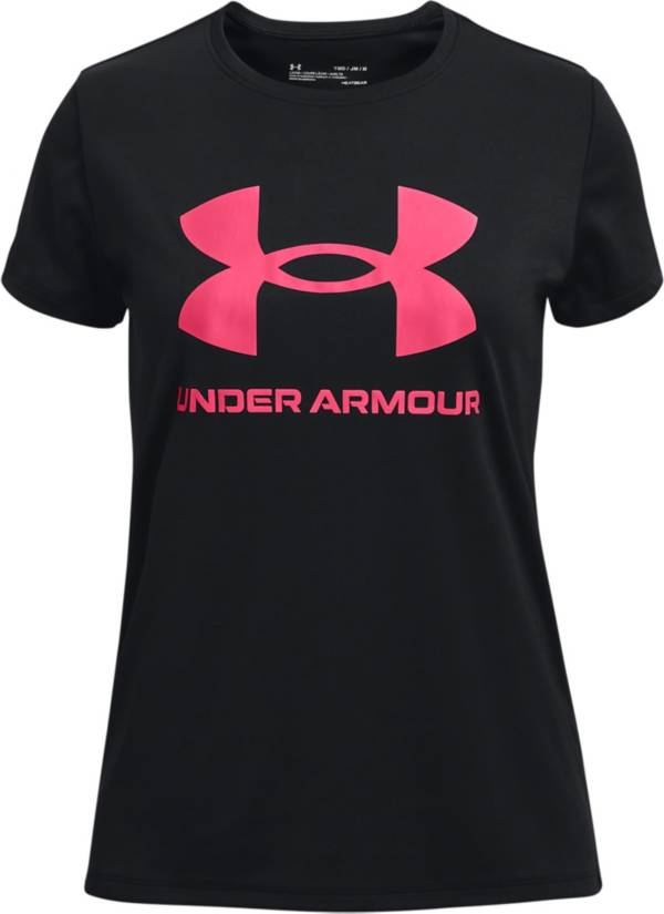 Under Armour Girls' Tech Sportstyle Big Logo T-Shirt