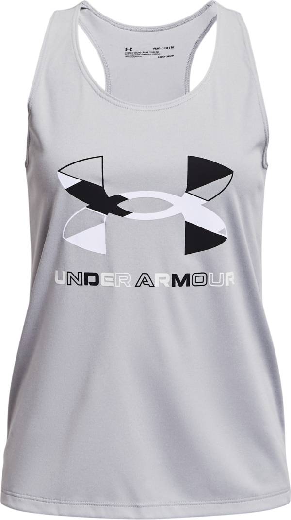 Under Armour Girls' Tech Big Logo Graphic Tank Top