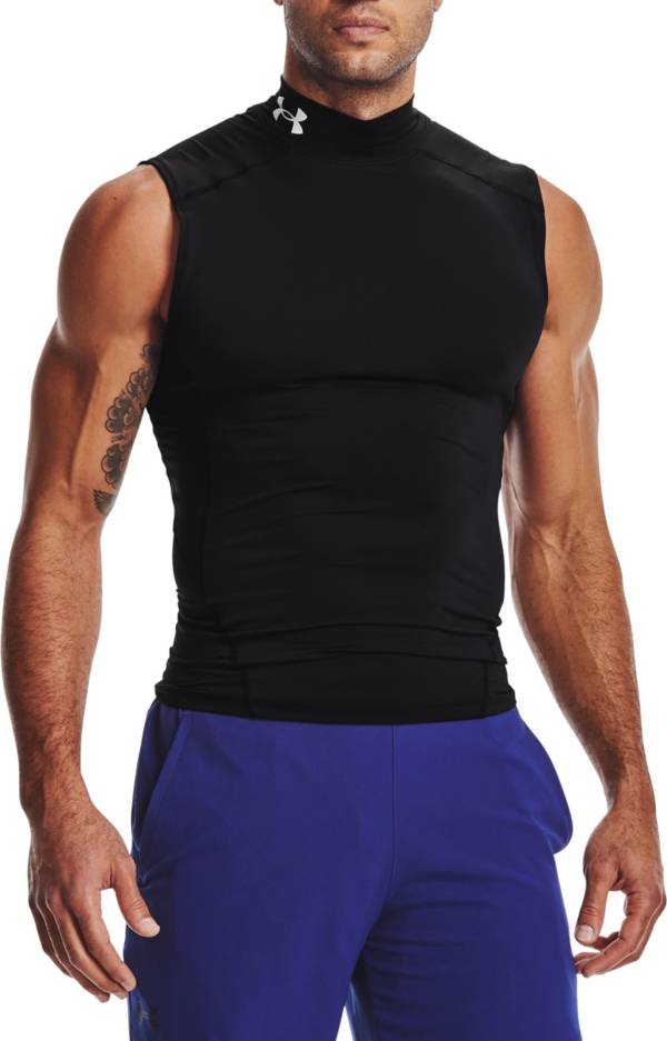 Under Armour Men's HeatGear Compression Mock Sleeveless Shirt