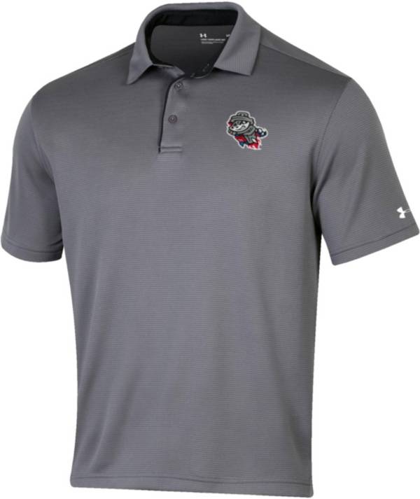 Under Armour Men's Rocket City Trash Pandas Grey Tech Polo