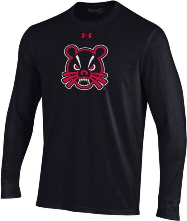 Under Armour Men's Cincinnati Bearcats Performance Cotton Long Sleeve Black T-Shirt product image