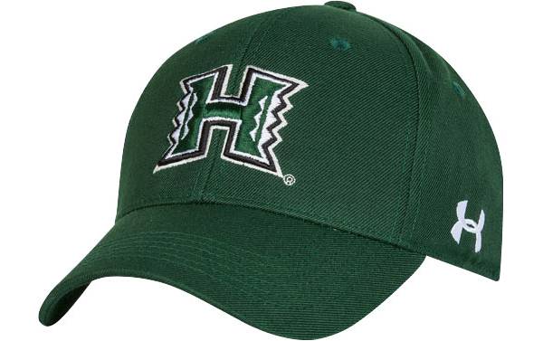 Under Armour Men's Hawai'i Warriors Green Adjustable Hat