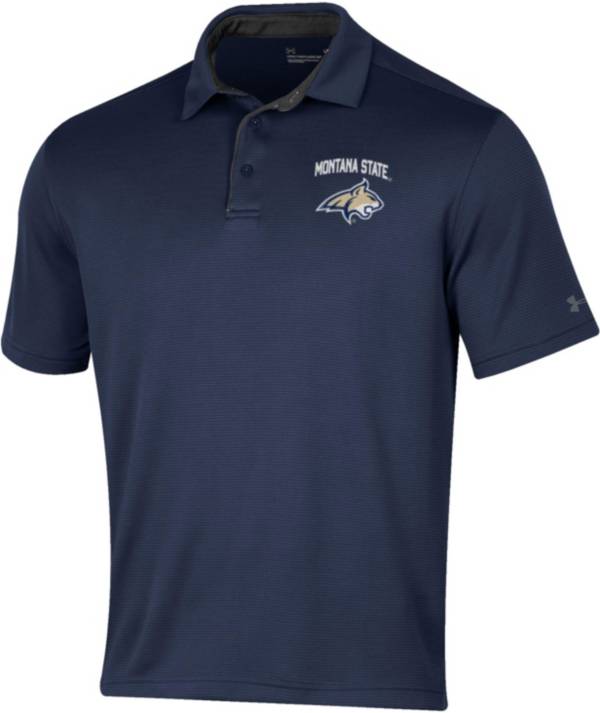 Under Armour Men's Montana State Bobcats Blue Tech Polo