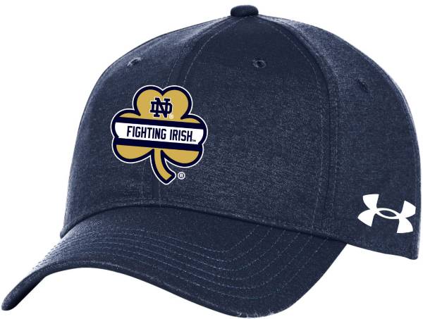 Under Armour Men's Notre Dame Fighting Irish Navy ‘Shamrock Series' Adjustable Hat