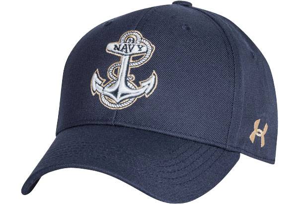 Under Armour Men's Navy Midshipmen Navy Adjustable Hat